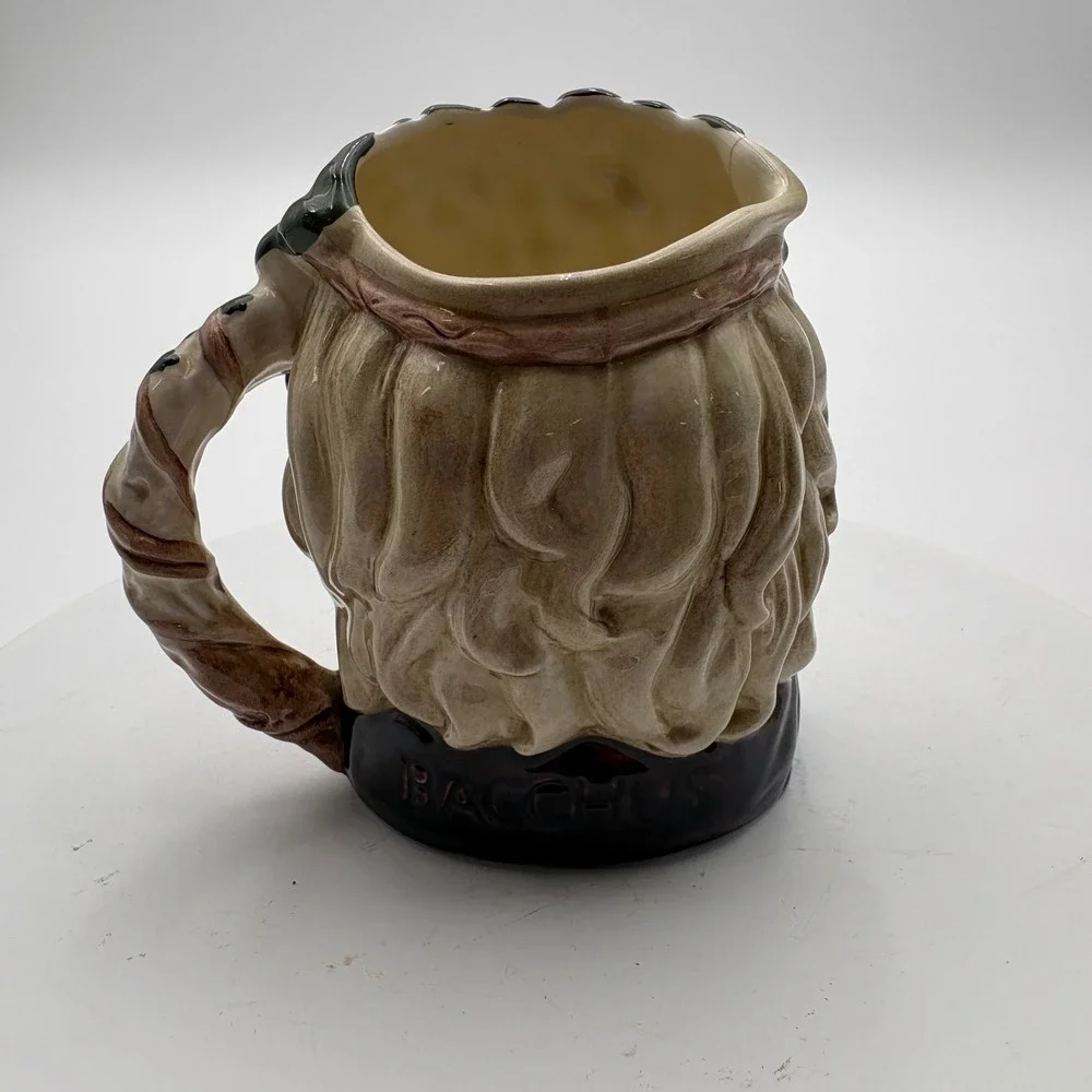 Royal‎ Doulton Bacchus Toby Jug 1958 D6505 Collectible Ceramic 3-7/8